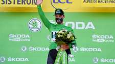 Peter Sagan (BORA-hansgrohe) earns the Green Jersey